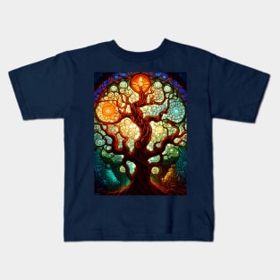 Beautiful Glowing Magical Tree Kids T-Shirt